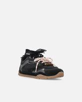 Sneakers with double laces and logo details - Black | Pinko