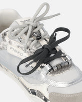 Sneakers mit Pythonprint und doppelten Schnürsenkeln - | Pinko