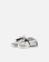 Sneakers mit Pythonprint und doppelten Schnürsenkeln - | Pinko
