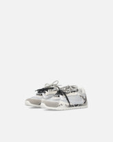 Python-print sneakers with double laces - | Pinko