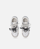 Python-print sneakers with double laces - | Pinko
