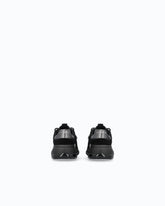 Leather sneakers with trekking-style laces - Black | Pinko