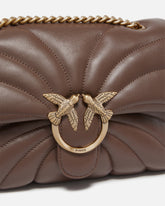 Große Umhängetasche Love Bag Puff mit Schmetterlingssteppung -  | Pinko