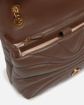 Große Umhängetasche Love Bag Puff mit Schmetterlingssteppung -  | Pinko