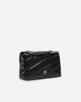 Gesteppte Umhängetasche Love Bag Puff aus Lackleder PINKO Galleria -  | Pinko