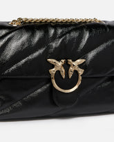 Gesteppte Umhängetasche Love Bag Puff aus Lackleder PINKO Galleria -  | Pinko