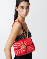 Love Bag Puff Butterfly mini nappa leather crossbody bag -  | Pinko