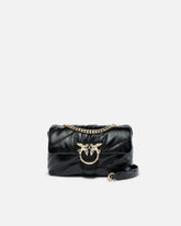 Kleine Tasche Love Bag Puff aus gestepptem Lackleder mit Schulterriemen PINKO Galleria -  | Pinko