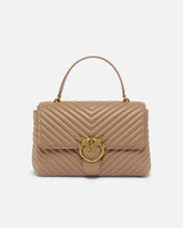 Große Handtasche Lady Love Bag Puff Chevron -  | Pinko