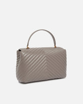 Große Handtasche Lady Love Bag Puff Chevron -  | Pinko