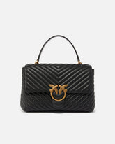 Große Handtasche Lady Love Bag Puff Chevron -  | Pinko