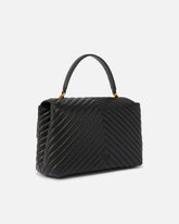 Große Handtasche Lady Love Bag Puff Chevron -  | Pinko