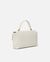 Medium handbag Love Bag Puff Chevron in nappa leather -  | Pinko