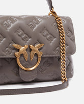 Mittlere Umhängetasche Love Bag Puff aus Nappaleder mit Logo -  | Pinko