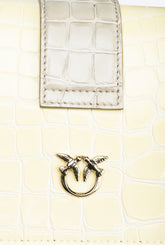 Mini Love Bag One Kroko glänzend zweifarbig PINKO Galleria -  | Pinko