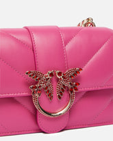 Love Bag Umhängetasche aus gestepptem Leder mit wertvoller Schnalle PINKO Galleria -  | Pinko