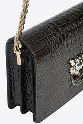 Classic Love Bag Click Kroko glänzend PINKO Galleria -  | Pinko