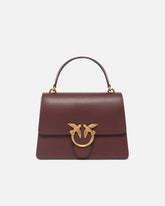 Mittelgroße Handtasche Love Bag Top Handle aus Leder -  | Pinko