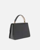 Medium Love Bag Top Handle Light handbag in grained leather -  | Pinko