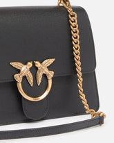 Medium Love Bag Top Handle Light handbag in grained leather -  | Pinko