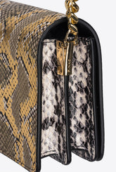 Mini Love Bag Click Metallic-Leder in Reptiloptik PINKO Galleria -  | Pinko