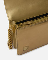 Goldfarbene gesteppte Handtasche Love Bag Vögelchen PINKO Galleria -  | Pinko