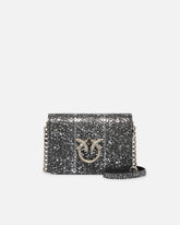 Mini-Umhängetasche Love Bag aus Reptilleder mit Folie PINKO Galleria -  | Pinko