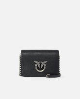 Umhängetasche Mini Love Bag aus glitzerndem Pythonleder PINKO Galleria -  | Pinko