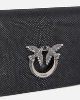 Umhängetasche Mini Love Bag aus glitzerndem Pythonleder PINKO Galleria -  | Pinko