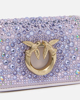 PINKO Galleria full-rhinestone Micro Love Bag Click -  | Pinko