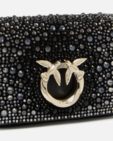 PINKO Galleria full-rhinestone Micro Love Bag Click -  | Pinko