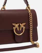 Mini handbag Love Bag Top Handle in leather -  | Pinko