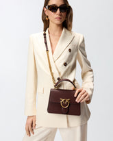 Mini handbag Love Bag Top Handle in leather -  | Pinko