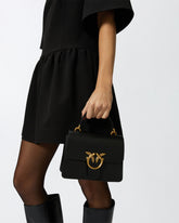 Mini handbag Love Bag Top Handle in leather -  | Pinko