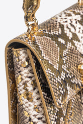 Mini Love Bag Top Handle Light Reptil Metallic PINKO Galleria -  | Pinko