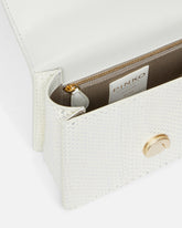 Handtasche aus laminiertem Reptilleder mit Schulterriemen und Henkel PINKO Galleria -  | Pinko