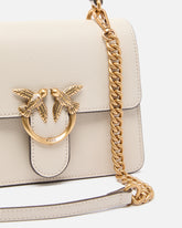 Mini Love Bag Top Handle Light handbag in full-grain leather -  | Pinko