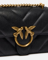 Mini Love Bag Umhängetasche aus Leder mit Used-Effekt -  | Pinko