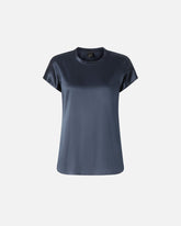 Bluse aus Satin mit kurzen Ärmeln -  | Pinko