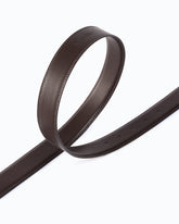 3 cm leather belt with Love Birds buckle - Brown | Pinko