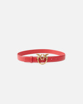 Love Birds leather belt 3cm -  | Pinko