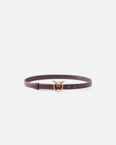 Love Birds thin leather belt 2cm -  | Pinko