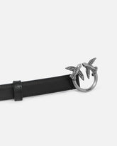 Schmaler Gürtel Love Birds aus Leder 2cm -  | Pinko