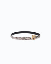 Python-print belt with Love Birds buckle, 2 cm -  | Pinko