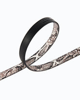 Python-print belt with Love Birds buckle, 2 cm -  | Pinko