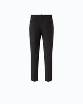 Cigarette trousers with pressed pleat - Black | Pinko