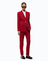 Long slim-fit trousers - Red | Pinko