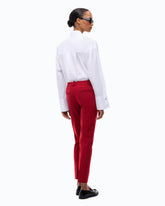 Long slim-fit trousers - Red | Pinko