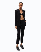 Long slim-fit trousers - Black | Pinko