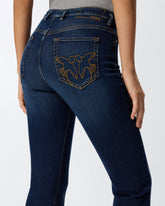 Flared power stretch denim jeans -  | Pinko